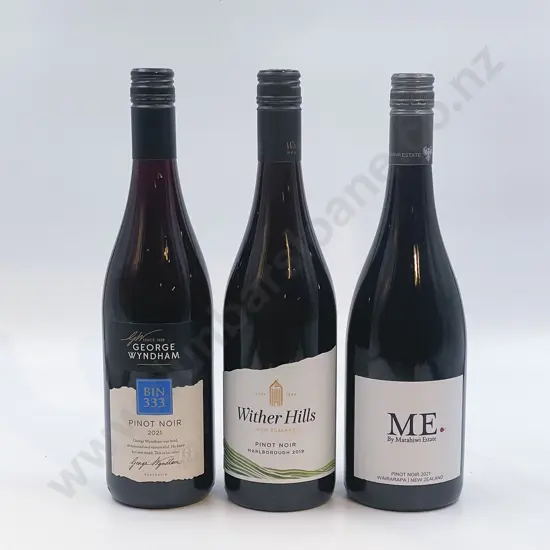 Six Bottles of Assorted NZ Pinot Noir