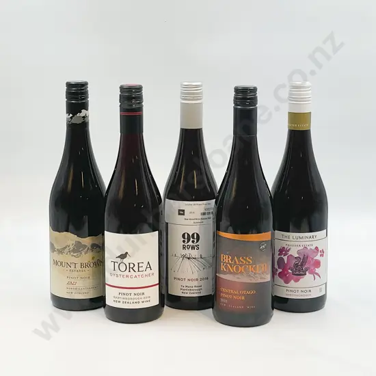 Six Bottles of Assorted NZ Pinot Noir