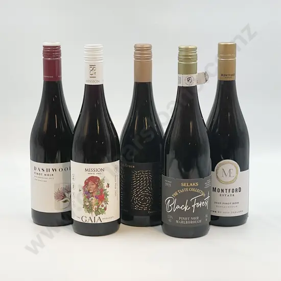 Six Bottles of Assorted NZ Pinot Noir