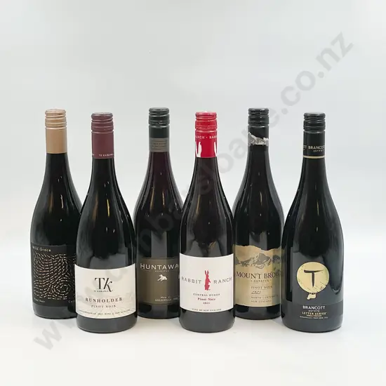 Six Bottles of Assorted NZ Pinot Noir