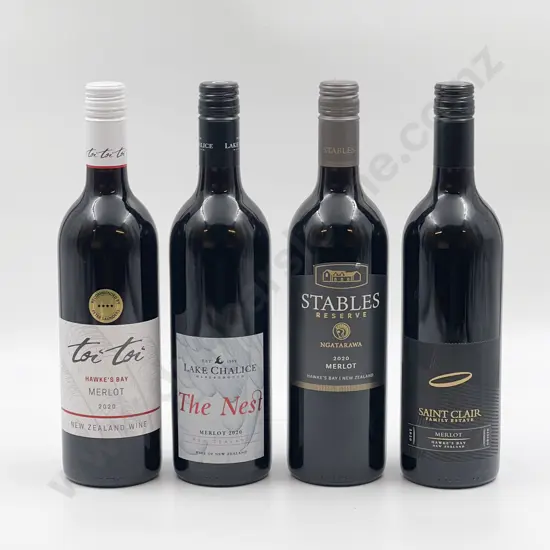 Six Bottles of Assorted NZ Merlot
