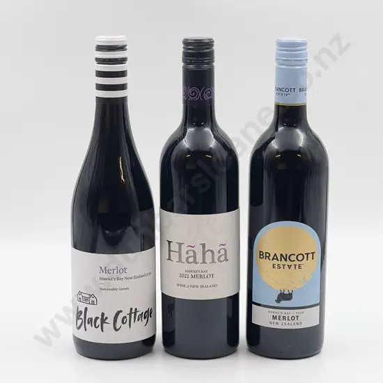 Six Bottles of Assorted NZ Merlot