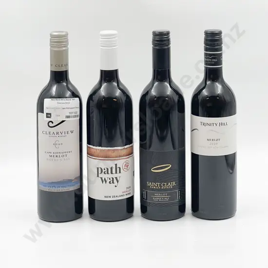 Six Bottles of Assorted NZ Merlot