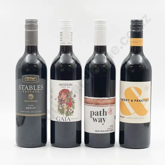 Six Bottles of Assorted NZ Merlot