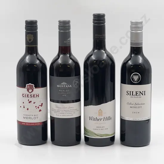 Six Bottles of Assorted NZ Merlot