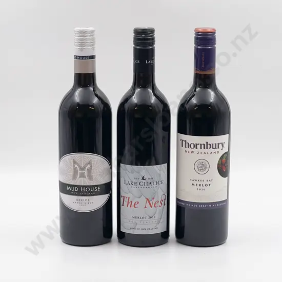 Six Bottles of Assorted NZ Merlot
