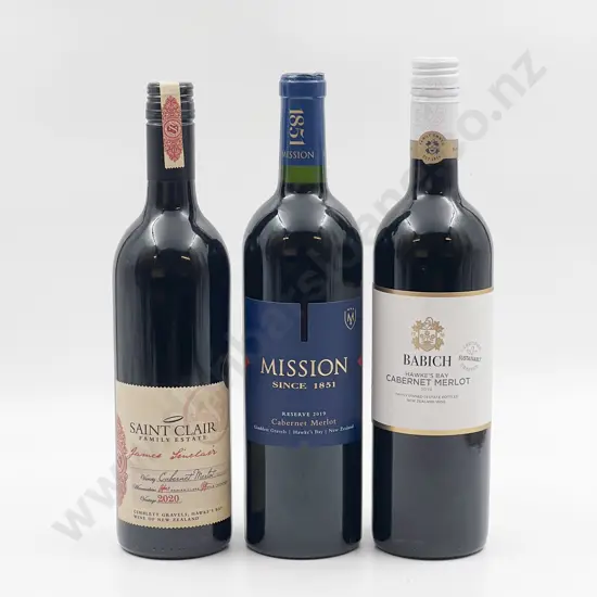 Six Bottles of Assorted NZ Cabernet Merlot