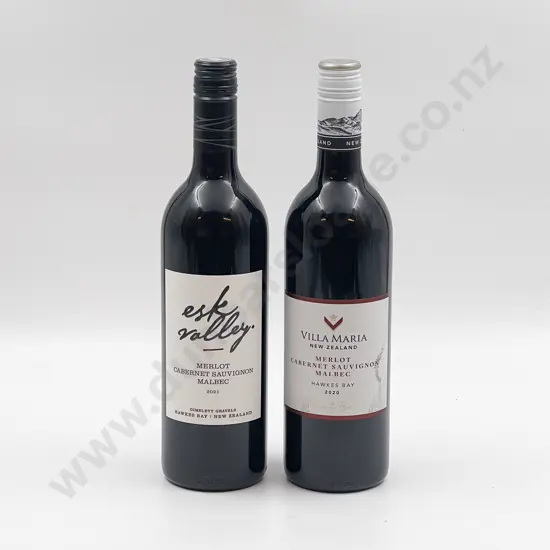 Six Bottles of Assorted NZ Merlot Cabernet Sauvignon Malbec