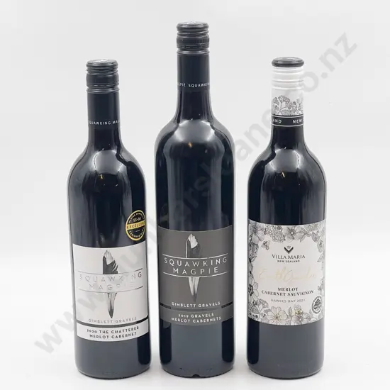 Seven Bottles of Assorted NZ Merlot Cabernet
