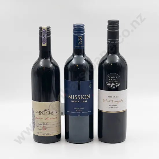 Seven Bottles of Assorted NZ Malbec