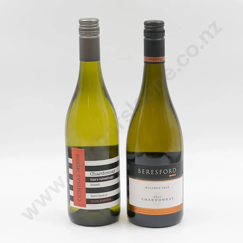 Four Bottles of Assorted Australian Chardonnay Image 1++