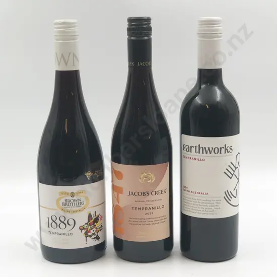 Seven Bottles of Assorted Australian Tempranillo