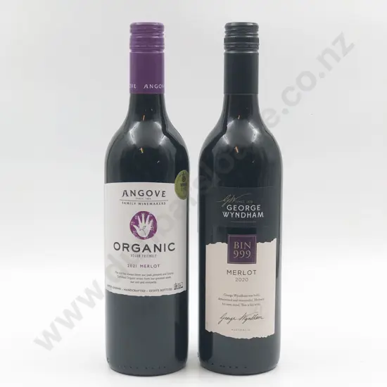 Five Bottles of Assorted Australian Merlot