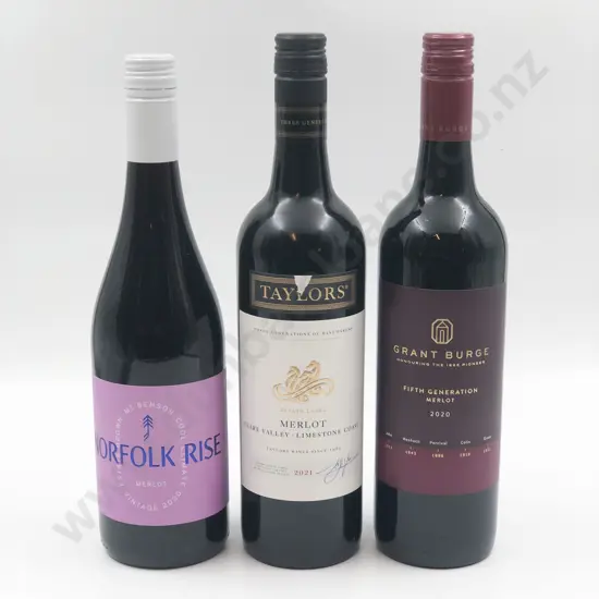 Six Bottles of Assorted Australian Merlot