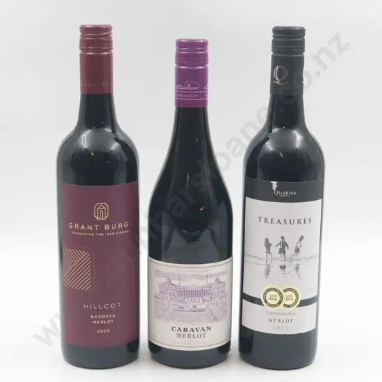 Six Bottles of Assorted Australian Merlot