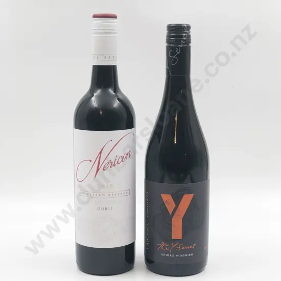 Three Bottles of Australian Shiraz Voignier & Three Durif