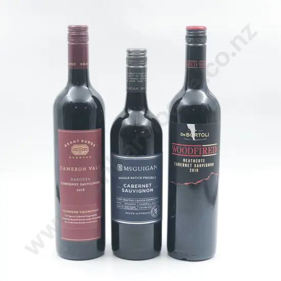 Six Bottles of Assorted Australian Cabernet Sauvignon