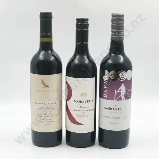 Six Bottles of Assorted Australian Cabernet Sauvignon