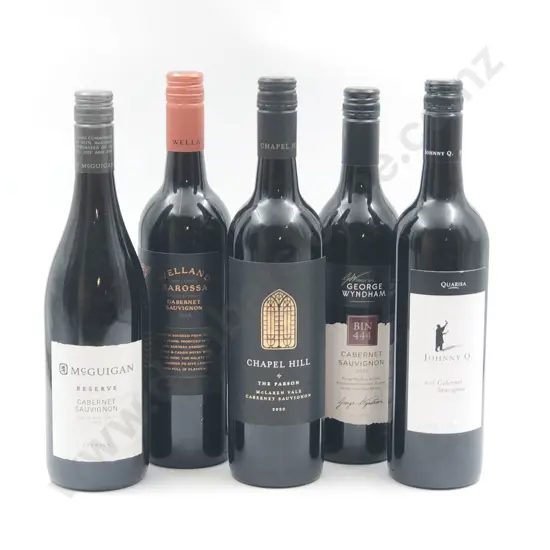 Six Bottles of Assorted Australian Cabernet Sauvignon