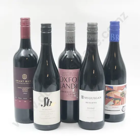 Six Bottles of Assorted Australian Shiraz