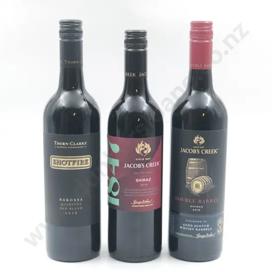 Five Bottles of Assorted Australian Shiraz & One Red Blend