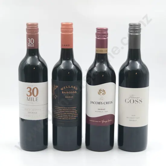 Six Bottles of Assorted Australian Shiraz