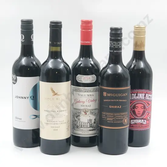 Six Bottles of Assorted Australian Shiraz