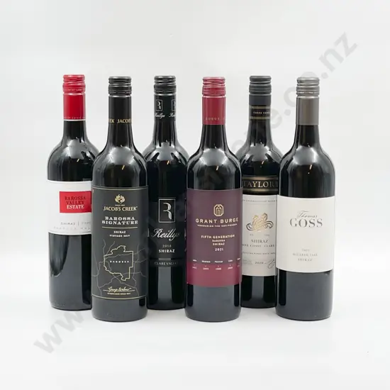 Six Bottles of Assorted Australian Shiraz