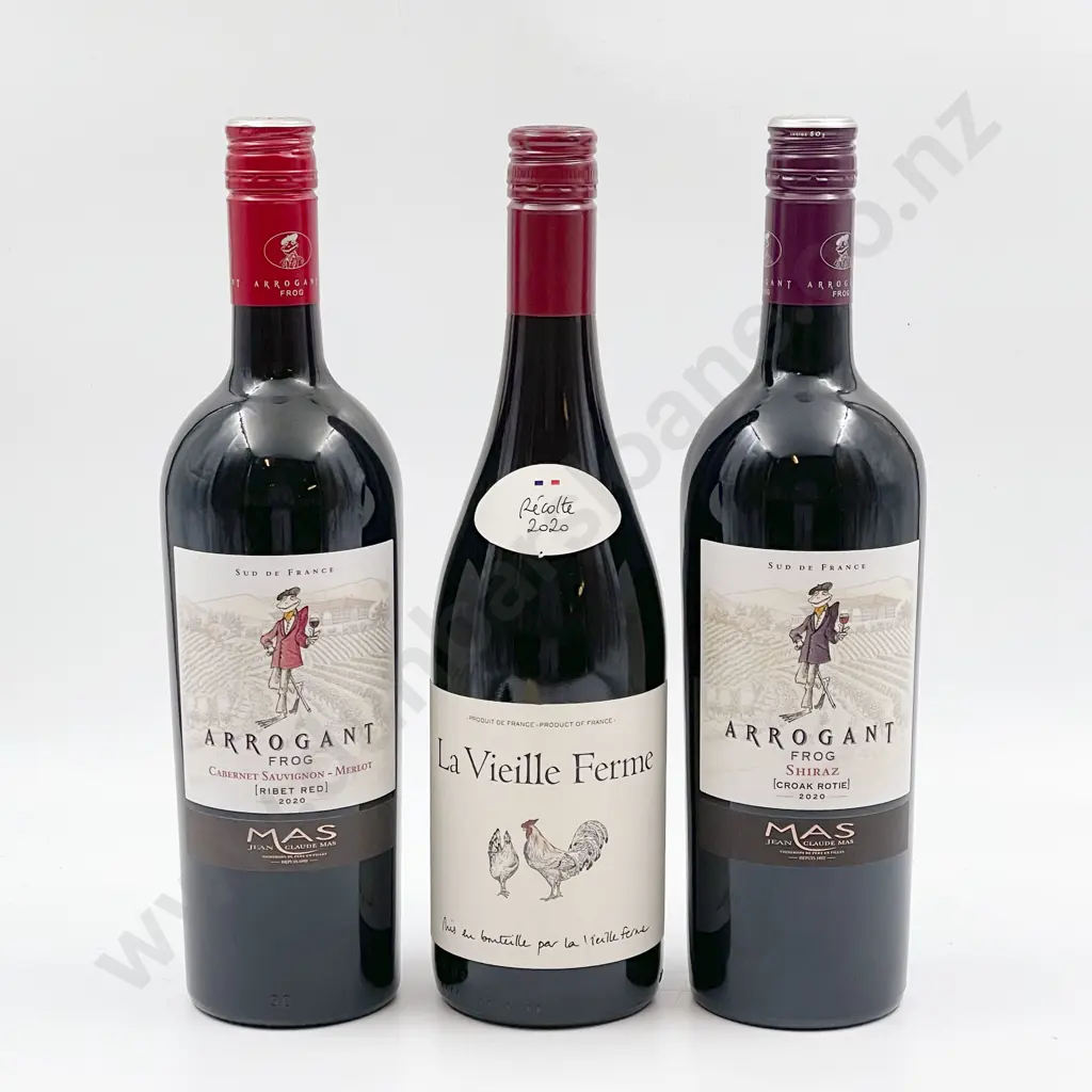 Six Bottles of Assorted French Red Wine Image 1++