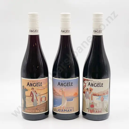 Six Bottles of La Belle Angèle Red Wine