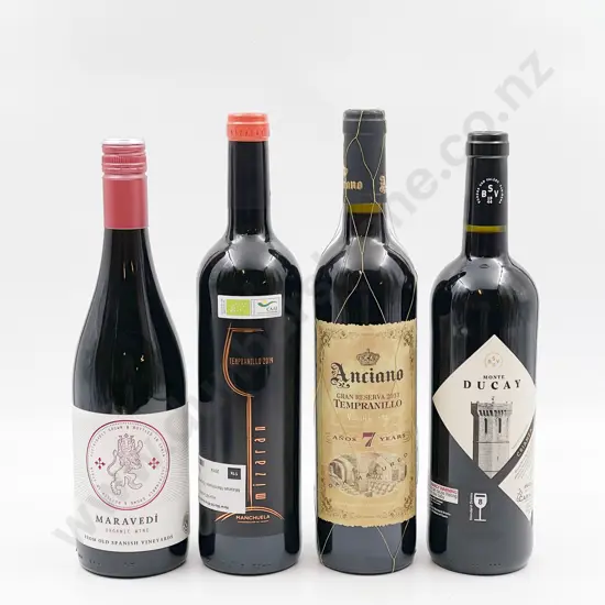 Seven Bottles of Assorted Spanish Red Wine