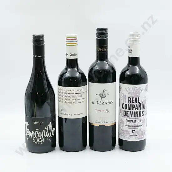 Seven Bottles of Assorted Spanish Tempranillo