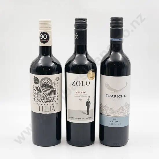 Six Bottles of Assorted Argentine Red Wine