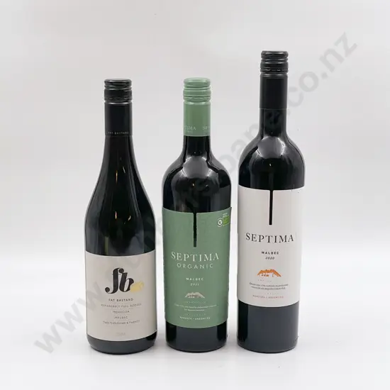 Five Bottles of Assorted Argentine Malbec