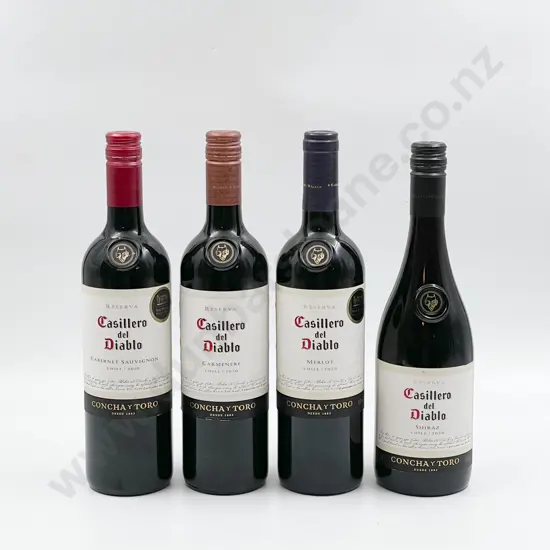 Seven Bottles of Chilean Casillero del Diablo Red Wine