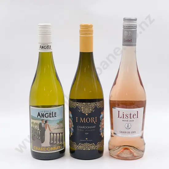 Five Bottles of Assorted International White Wine & Rosé