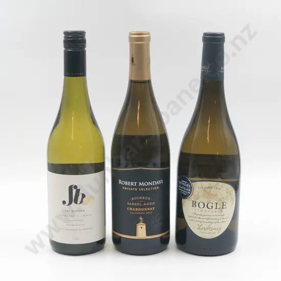 Four Bottles of Assorted Californian Chardonnay