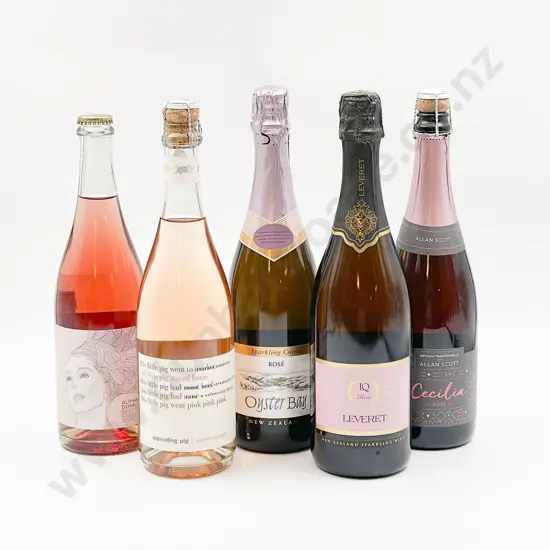 Six Bottles of Assorted NZ Sparkling Rosé