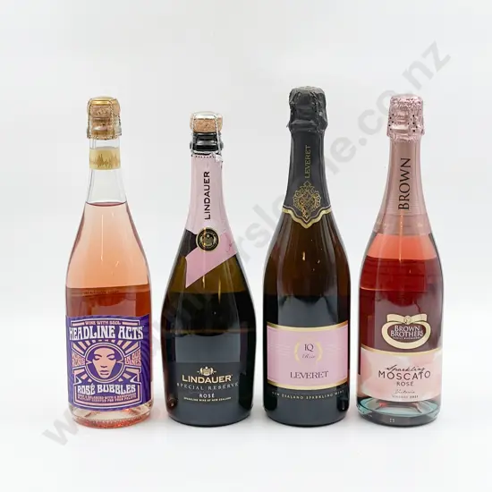Six Bottles of Assorted Australian & NZ Sparkling Rosé & Moscato