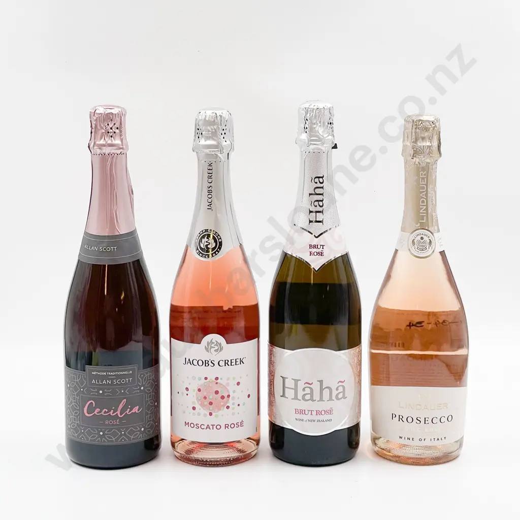 Six Bottles of Assorted Australian Sparkling Rosé Image 1++