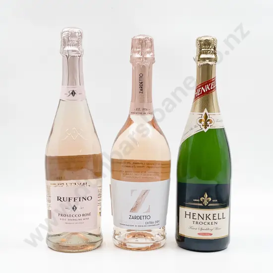 Six Bottles of Assorted International Sparkling Wine