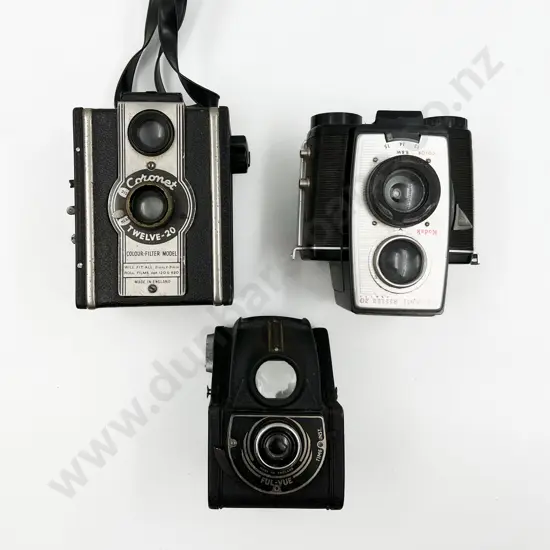 Collection of TLR Cameras Incl. Kodak Brownie Reflex 20