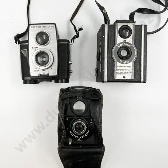 Collection of TLR Cameras Incl. Kodak Brownie Reflex 20
