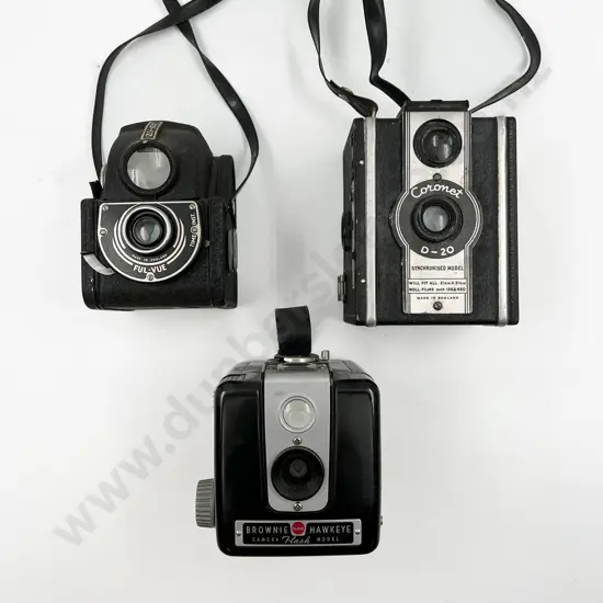 Collection of TLR Cameras Incl. Kodak Brownie Hawkeye