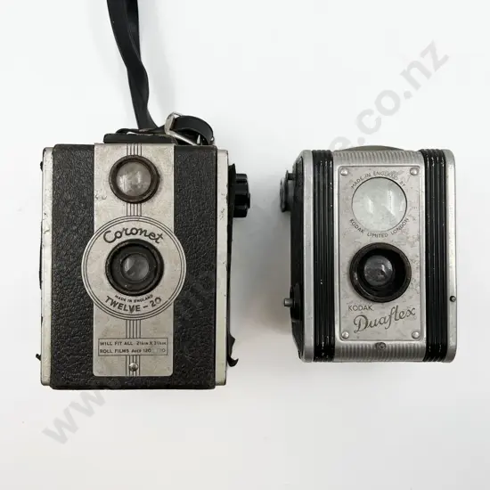 Pair of TLR Cameras Incl. Kodak Duaflex
