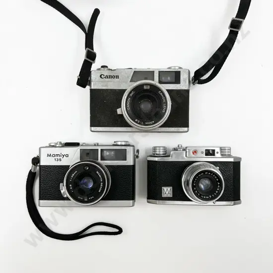 Collection of Three Rangefinder Cameras