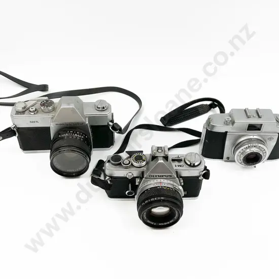 Mamiya Sekor 500TL & Olympus OM-1 SLRs with Other