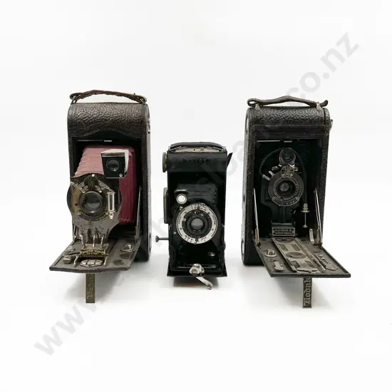 Kodak Folding Camera & Two Others