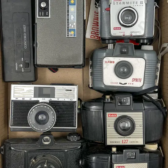 Eight Assorted Film Cameras
