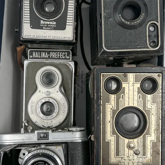 Five Assorted Film Cameras